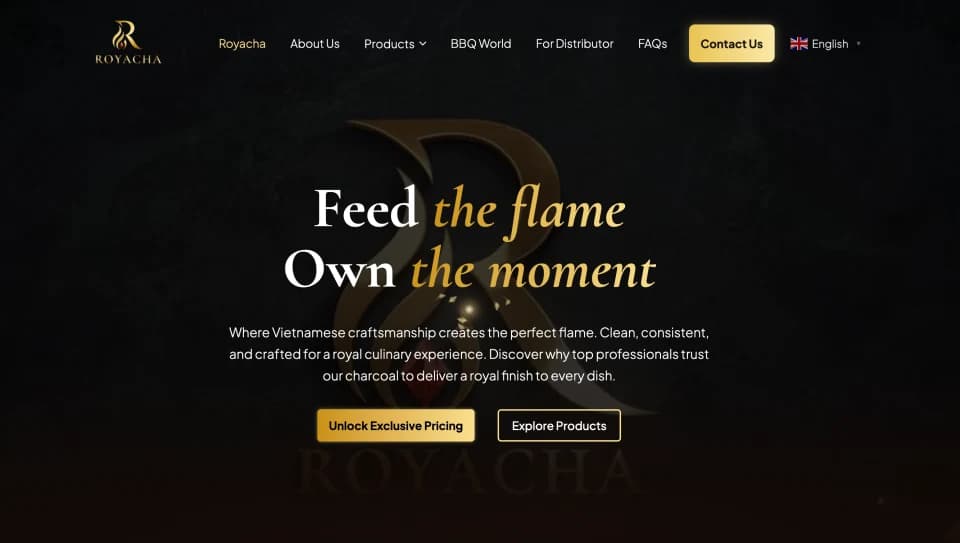 Royacha — Web & Commerce project