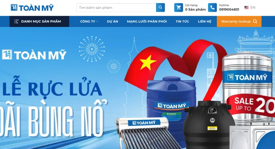 Shop Toàn Mỹ — Web & Commerce project
